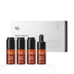 Dr.Ceuracle Pure Vitamin C Mellight Ampoule Set – Vitamin C Serum for Face, 4 Week Program for Anti-Oxidant, Fade Pigmentation, Skin Radiance, Korean Skincare (4 Counts (Pack of 1))