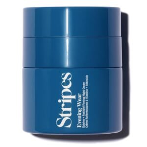 STRIPES Beauty Naomi Watts Evening Wear Retinol Night Cream Improve Fine Lines Wrinkles Boost Radiance Elasticity Sensitive Skin Safe Menopause Support 1.7 Fl Oz