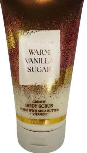 Bath and Body Works Women’s Warm Vanilla Sugar Creamy Body Scrub 8 Ounces