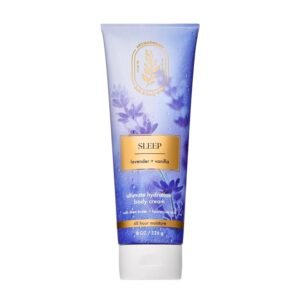 Bath & Body Works Lavender Vanilla Aromatherapy Body Cream, Ultimate Hydration Moisturizer with Shea Butter & Hyaluronic Acid for Dry Skin, 8 fl oz – 1 Pack