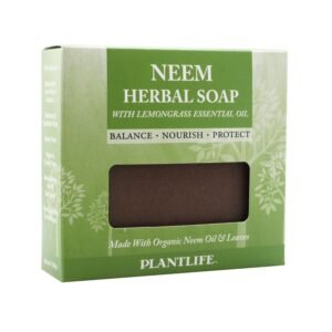 Plantlife Neem Herbal Bar Soap – Hand Crafted Using Plant-Based Ingredients – Made in California 4.5oz Bar