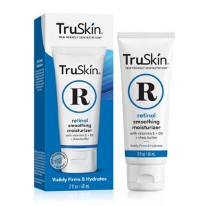 TruSkin Retinol Face Moisturizer – Powerful Anti-Aging Moisturizer for Women with Hyaluronic Acid & Vitamin E – Retinol Cream for Face for Youthful-Looking Appearance, 2 fl oz