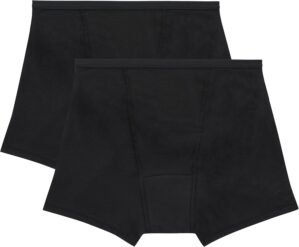 Hanes Women’s Comfort, Period. Underwear, Bikini Period Underwear, Super Leaks Period Underwear, 3-pack