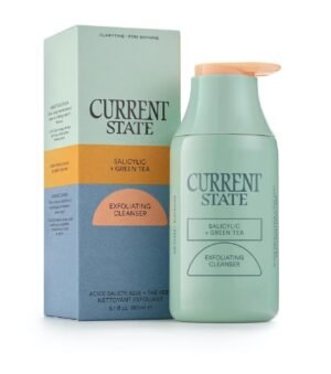 Exfoliating Face Wash – 2% Salicylic Acid Cleanser and Green Tea by Current State | Acne Wash | Pore Minimizer For Face | 5.1 fl oz. Made In The USA