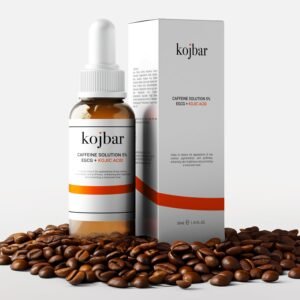 Caffeine Solution 5% + EGCG & Kojic Acid Eye Serum – Energizing Eye Treatment for Puffiness & Dark Circles, 1.01 fl oz