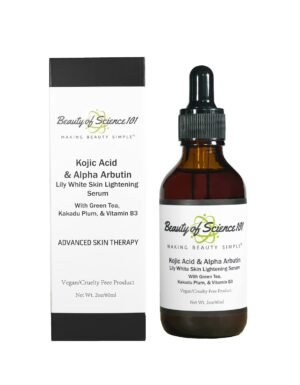BEAUTY OF SCIENCE 101® Kojic Acid Alpha Arbutin Lily White Skin Lightening Serum (2 ounce)