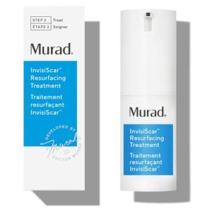 Murad InvisiScar Resurfacing Treatment – Acne Scar Solution with Vitamin C, Salicylic Acid & Centella Asiatica for Smoother Texture, Reduced Discoloration & Effectively Blurs Imperfections – 0.5 Fl Oz