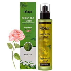 Green Tea Matcha Facial Toner with Rose Petal, Refreshing, and Soothing Face Toner, with Rose Oil, Aloe Vera,120ml