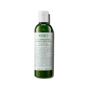 Kiehl’s Cucumber Herbal Alcohol-Free Toner, Gentle Facial Toner for Dry & Sensitive Skin, Leaves Skin Feeling Fresh, with Cucumber Extract, Paraben-free, Non-drying Formula, Fragrance-free
