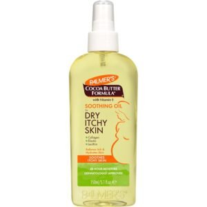 Palmer’s Cocoa Butter Formula Soothing Oil with Vitamin E, Dry, Itchy Skin Relief, Anti-Itch Body Oil, 5.1 Ounces