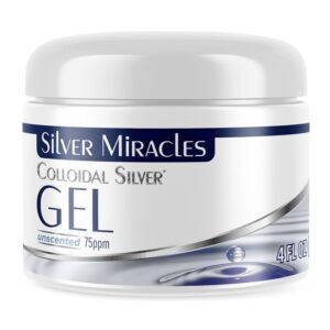 Silver Miracles – Colloidal Silver Gel – Nano Silver Gel Wound Care – Healing Ointment for Burns & Irritated Skin – for All Skin Types – 4 Oz Unscented