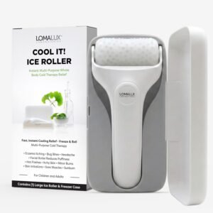 Loma Lux Cool IT! ICE Roller – Multi-Purpose Face & Body Cold Therapy for Skin Itch, Puffiness, Eczema, Minor Burns & Sunburn Relief | Soothing, Reusable