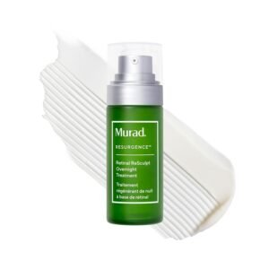 Murad Retinal ReSculpt Overnight Treatment – Advanced Face and Neck Serum with Encapsulated Retinal, Kangaroo Paw, Olive, & Oat Smooths Deep Wrinkles and Crepey Skin, & Lifts Sagging Skin