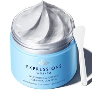 Clay Mask for Face: Deep Cleansing Pore, Dead Sea Mud Mask with Salicylic Acid, Oil-Control, Reduces Acne – for Sensitive, Oily & Acne-Prone Skin, 4.06 Oz