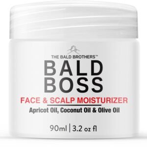 The Bald Brothers Bald Head Care for Men | Everyday Scalp Moisturizer | Face & Scalp Care | Matte, No Grease, Vegan | Daily Mens Moisturizer Fragrance Free