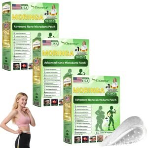 Clearena Moringa Patch, 2026 New Advanced Moringa 10-in-1 Nano Microdarts Patch, Natural Clearena Patches for Women and Men, Suitable for All Skin Types (3 Pack)