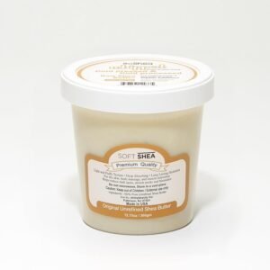 SoShea Whipped Shea Butter Unscented Ivory Original – Nourishes, Moisturizes & Renews | 100% African Pure Shea Butter | Cold-Pressed & Cold-Processed | No Dyes & Parabens | Vegan | 11.50oz / 326g