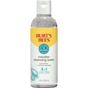 Burt’s Bees Micellar Cleansing Water with Coconut & Lotus Extract, 8 Oz (Package May Vary)