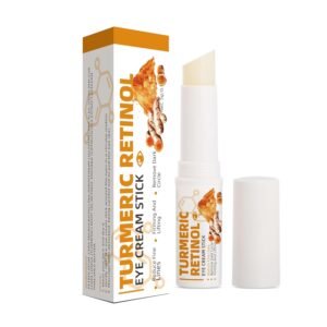 Turmeric Retinol Eye Stick,Lumibalm for Under Eyes Bags,Eye Balm Moisturizes Hydrating for Dark Circle,Wrinkles,Visible Results in 3-4 Weeks,Anti Aging Retinol Cream Reduces Fine Lines