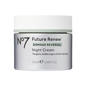 No7 Future Renew Damage Reversal Night Cream – Anti Aging Face Moisturizer – Infused with Peptide Technology to Reverse Visible Signs of Damage – Skin Barrier Repair for Dry Skin (1.69 Oz)