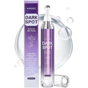 HANYWIL Dark Spot Remover for Face and Body, Dark Spot Corrector Serum with Vitamin C, Kojic Acid & Alpha Arbutin – Age Spot, Sun Spot, Roller Applicator Skin Care Serum