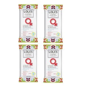 Lole’s Flushable Feminine Wipes, Flushable Wipes for Women, Down There Wipes for Women, Sensitive Skin, Maintains Your Vaginal pH Balance, Gently Cleanses Ultra Soft Biodegradable 4×42 168 Count