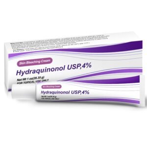 Hydraquinon0l Dark Spot Brightening Cream – 4% Bleaching Cream, Non-Irritating Hydrating, For All Skin Types, 1oz