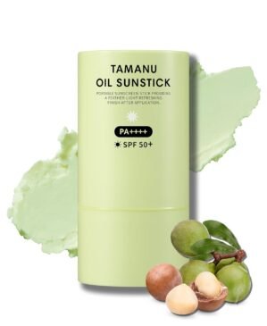 LA’DOR Tamanu Sunstick Bar Smoothing Nourishing SPF50+ PA++++ No Whitecast Non-sticky Non-oily Matte Finish Sun Protection for Face and Body Suncare for All Skin Types Korean Skincare