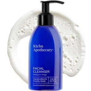 Natural Hydrating Foaming Facial Cleanser | NonDrying Cream-to-Foam Face Wash | High-Performing yet Gentle | Softer, Smoother Glowing Skin | Handcrafted in Small Batches | All Skin Types | Women & Men