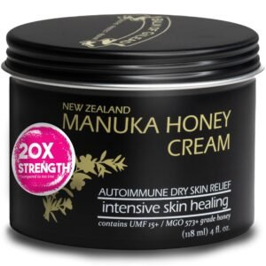 BALM OF GILEAD Manuka Eczema Honey Cream – Moisturizer for Sensitive Skin, Eczema, Psoriasis & Dermatitis – Manuka Honey Ointment, Grassfed Tallow