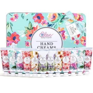 BODY & EARTH 12 Pack Hand Cream Gifts Set,Mothers Day Gifts Bulk for Mom,Moisturizing Hand Lotion Enriched with Shea Butter to Nourish Dry Hands Cream for Women,Teacher Appreciation Gifts Nurses Week