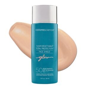 Colorescience Sunforgettable Total Protection Face Shield Glow or Bronze SPF 50, Glow, 1.8 Fl Oz