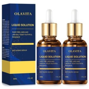 Advanced Peptide Firming Serum: Olivita Liquid Solution Serum with Matrixyl 3000, Matrixyl Synthe-6 & Argireline, Collagen Peptides for Wrinkles, Sagging & Loss of Firmness