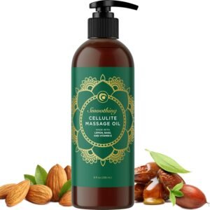 Smoothing Anti Cellulite Massage Oil – Slimming Cellulite Oil with Clinically Studied ShapePerfection for Enhanced Microcirculation and Body Contouring – Vegan Non GMO & Gluten Free (8 Fl Oz)