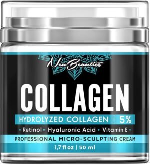 Neubeautics Collagen Cream For Face – Anti Aging Night Women Made In USA Wrinkle With Retinol Hyaluronic Acid Firming & Hydrating Effect Facial Cream, 50 ml (Neubeautics)