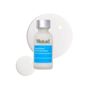 Murad Deep Relief Acne Spot Treatment with 2% Salicylic Acid – Patch-Like Liquid Treatment for Deep, Hormonal Acne & Breakouts – 1 Fl Oz