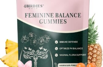 Premium Feminine Balance Gummies for Women’s Health, Hawaiian Pineapple Gummies for Women Vaginal Probiotic & pH Balance Support – Vegan – Healthy Odor – Gluten-Free – 60 Count