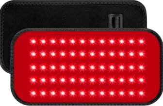 Red Light Therapy for Body, 660nm 850nm Infrared Light Therapy Pad, Wearable Wrap with Timer Remote Control for Back Shoulder Waist Knee, Infrared Light Device Home Use, 12.4” x 5.7” Large Area