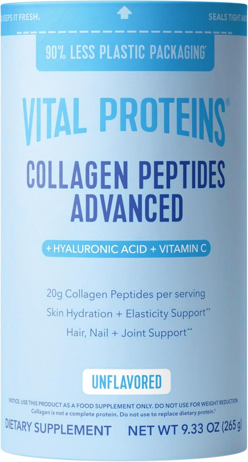 Vital Proteins Collagen Peptides Powder Advanced, Unflavored, 9.33oz
